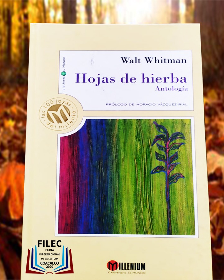 FILEC21's tweet photo. #HojasDeHierba, conjunto de poemas del escritor #WaltWhitman, es una declaratoria de libertad y diversidad. Leerlo es un homenaje hacia un hombre que se atrevió a ser diferente y enarbolar la pluralidad, ante una sociedad que lo señalaba por romper estereotipos.
#FILECoacalco https://t.co/XK2KxxjbJk