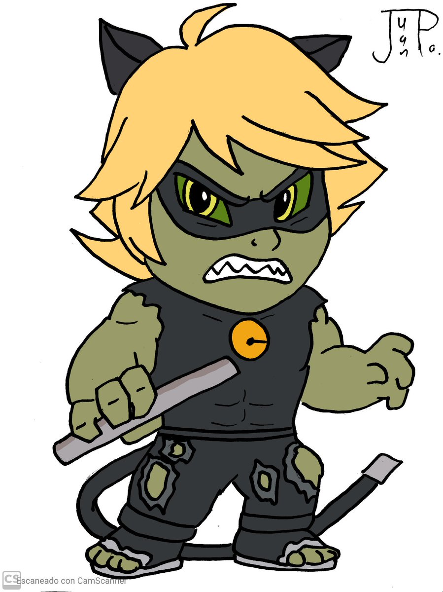 JuanpaDraws's tweet photo. Hulked Out Cat Noir #ZAGStudio #MarvelUniverse #muscles #MiraculousLadybug #HulkedOut #CatNoir https://t.co/IPyWmugci8