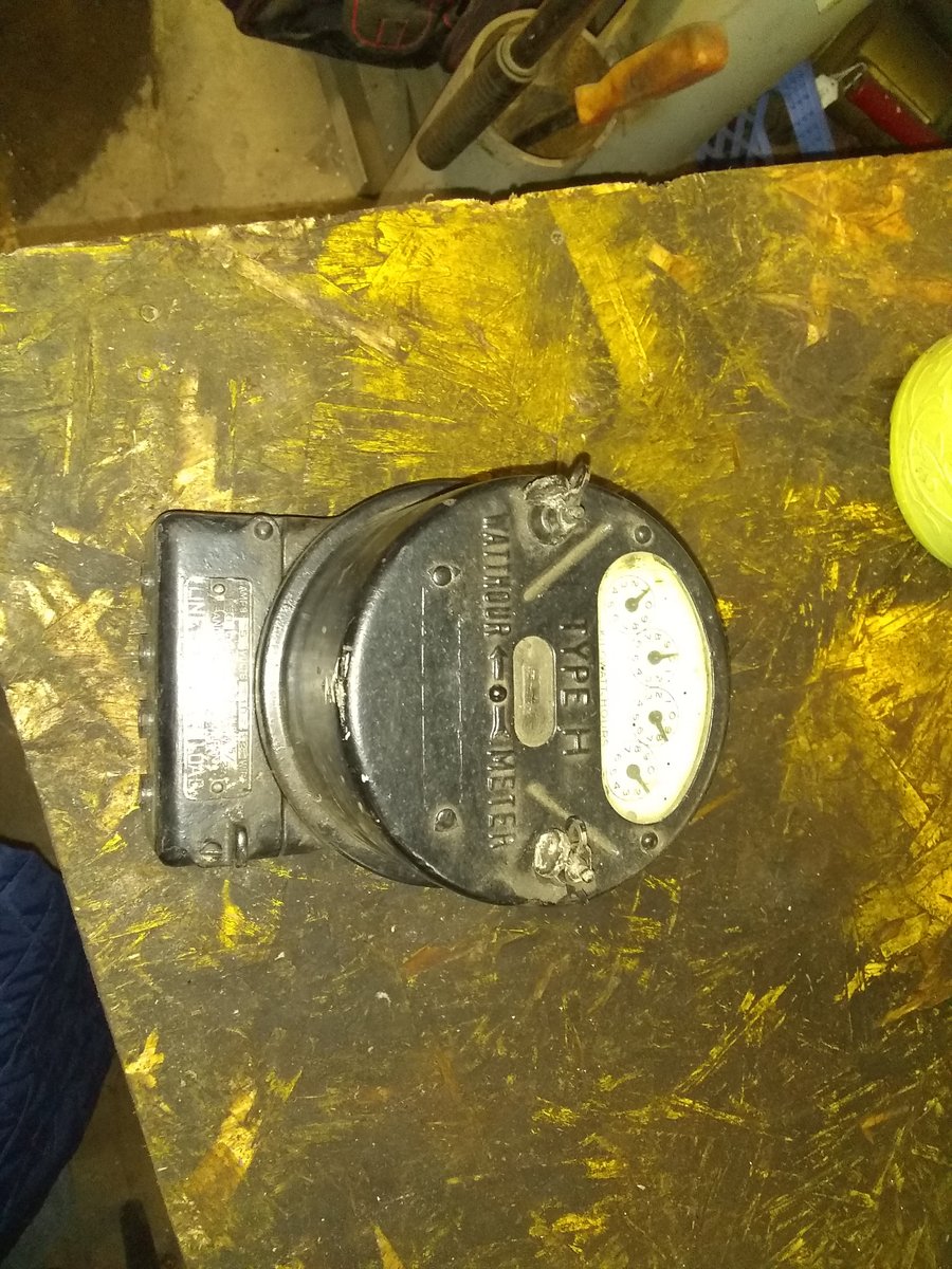 h3_sun's tweet photo. Excited to share the latest addition to my #etsy shop: Antique Electric Meter Authentic Functional from 1914-1920 https://t.co/nIMxfIocpP #black #antique #electronics #electricmeter #vintagehome #decordesign #madeinusa #watthourmeter #livinglogix https://t.co/NO4KRSJNug