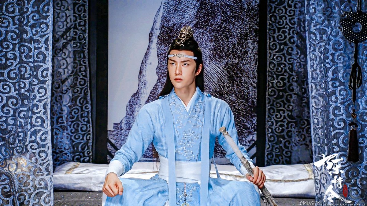And an outfit based on these beautiful blue, slimfit outfits LWJ wears so often when he's young. I'll never get over how beautiful he looks like this   #ACNHDesign  #mdzs  #theuntamed  #cql  #LanWangji