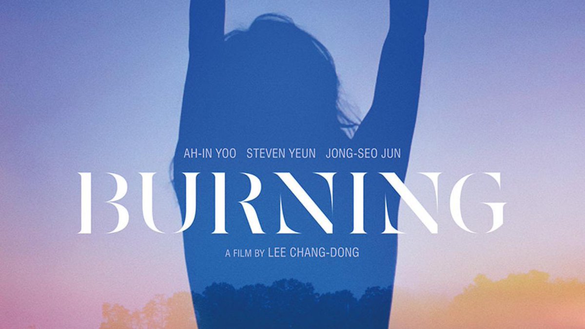 BakeReacts's tweet photo. i finally got around to watching ‘Burning’ and it was an excellent slow burn and the ending was a huge pay off after the 2hr+ runtime! i loved the cast and the writing was brilliant! this film is very genre so it has a lot to offer! thrilling, romantic and eerily mysterious! https://t.co/NKeeaY03h7