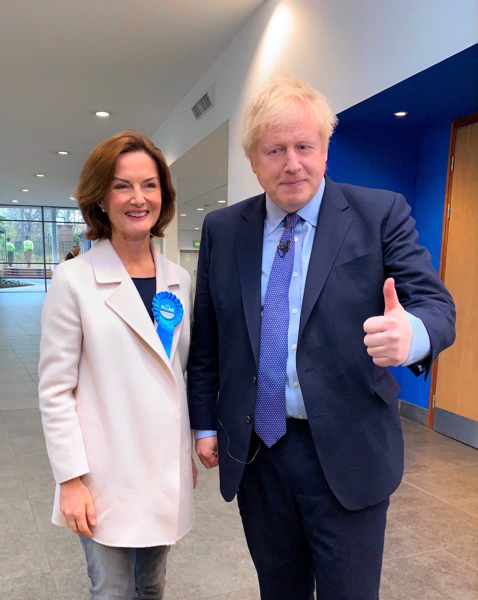 lucyallan's tweet photo. Wishing ⁦@BorisJohnson⁩ all the very best. You have served our country and we are grateful. Thank you for your service. https://t.co/0YcRuVgVTP