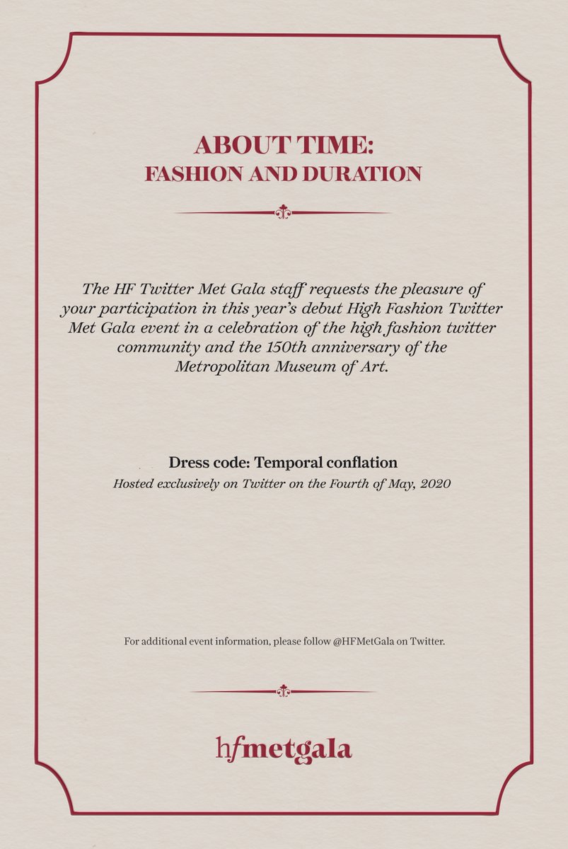 HF Twit Met Gala (@HFMetGala) | Twitter