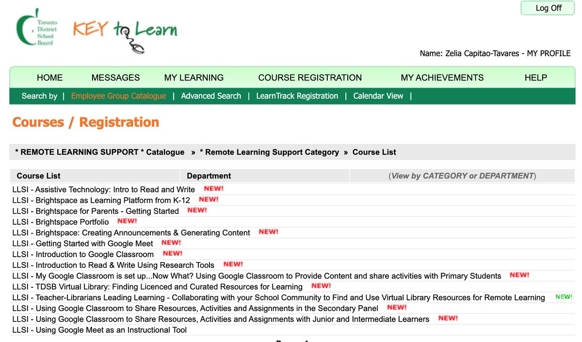 ZeliaMCT's tweet photo. @tdsb pass it on! Join us as we have more of the same webinars available this week. Also, lots of NEW topics & sessions available on Key to Learn to support educators #RemoteLearning as we connect with our students. https://t.co/ivzutNVkPH
@TDSB_DLL #tdsbRL #tdsbhybrid #HTDLL https://t.co/23Hc2BccBT