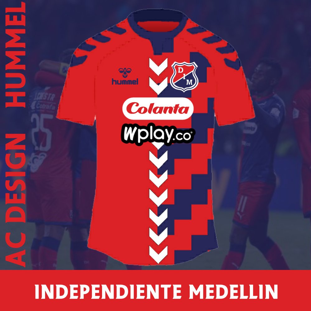 ACdesign16's tweet photo. IND. MEDELLIN x HUMMEL x AC DESIGN
.
-Mitad de la camiseta con diseño en homenaje al palacio de Antioquía
-Dividida por el logo hummel
.
#RetoFantasy #FutbolCOLab #RetoFantasy5 @FutbolCoLab https://t.co/p0bySEYMmU