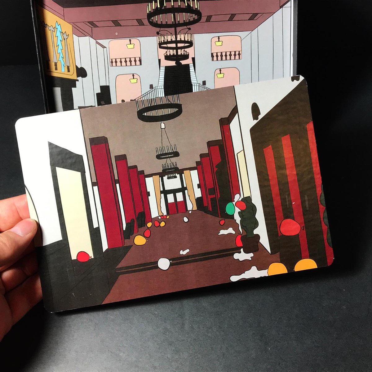 CosmicEvilToys's tweet image. Happy Sunday! Dropped the first of my custom #Colorforms and what a doozy! #theshining playset! 

#doctorsleep
#room237
#stephenking