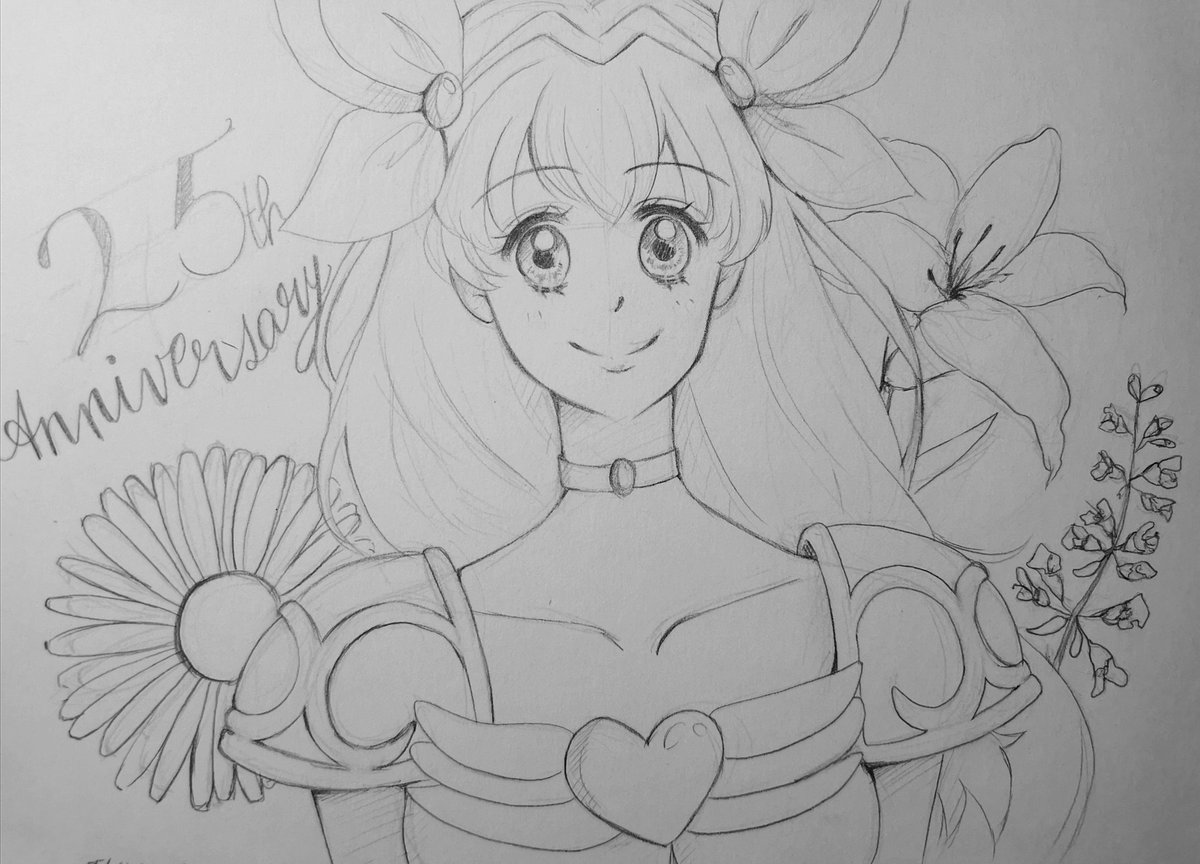 Correlia_art's tweet photo. On this day in 1995 the first Wedding Peach episode was broadcasted on japanese television! Thank you @NaoYazawa for creating this beautiful story ♡ and thanks to everyone who worked on the show! #WP25th https://t.co/BMR6udJ6OB