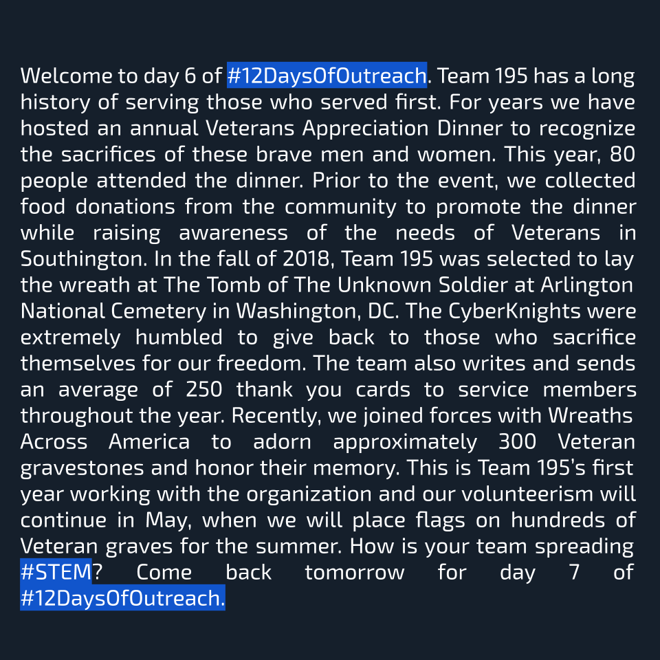 FIRST Team 195 tweet media