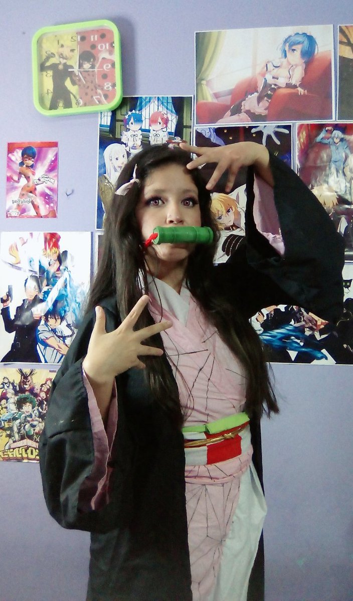 AriMichelle5's tweet photo. " por mas que pueda haber cambiado en el exterior, aun seré la misma y estaré lista para protegerte..."💖💫🌈
 
#nezukochan #nezukocosplay #kimetsunoyaiba #cosplay #tanjiro #nezukokamado #nezukohuman #kimetsunoyaibacosplay #cute #kawaii #demonslayer @YaibaLatino @kimetsu_off https://t.co/kN7beowxWW