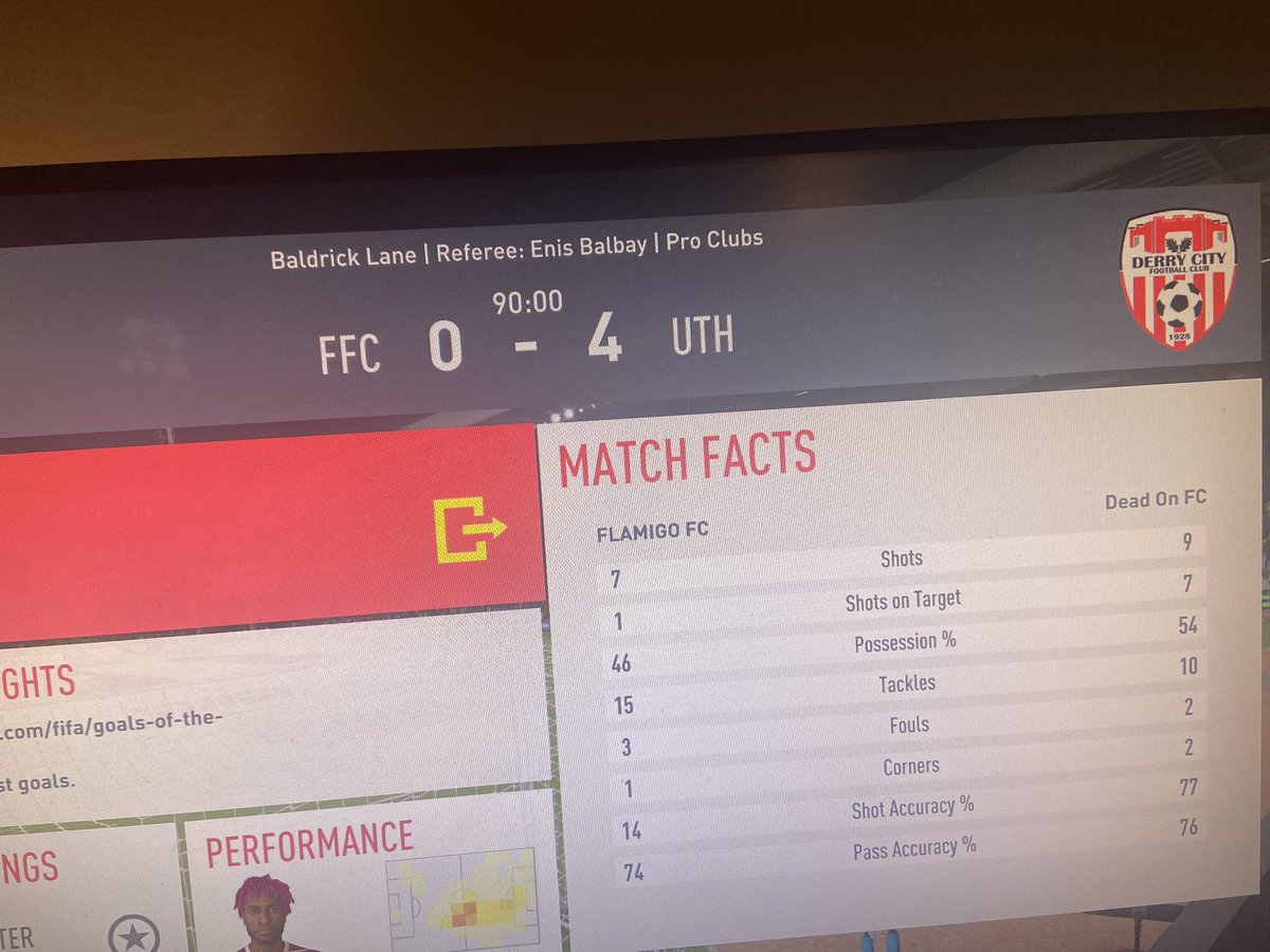 DeadOnFC2's tweet photo. @DerryFirst Dead On FC 4-0 Flamigo https://t.co/wyTHuBlel7