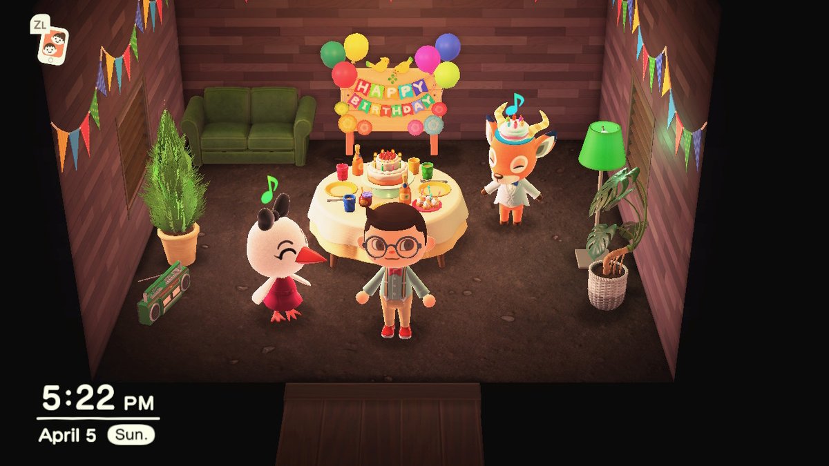 NBVisible's tweet photo. It's Beau's birthday!  #AnimalCrossing #ACNH #NintendoSwitch https://t.co/3aJyEFNj39