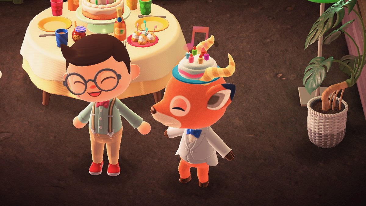 NBVisible's tweet photo. It's Beau's birthday!  #AnimalCrossing #ACNH #NintendoSwitch https://t.co/3aJyEFNj39