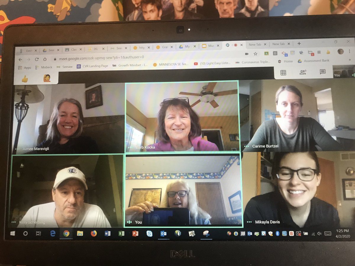 Virtual team meetings!!
#dreamteam # humor 
⁦<a href="/112CarverElem/">Carver Elementary</a>⁩