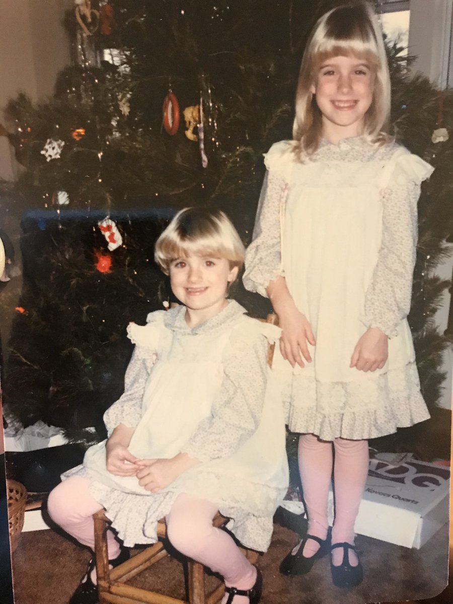 My mom used to sew all of our clothing. Look at these dresses!