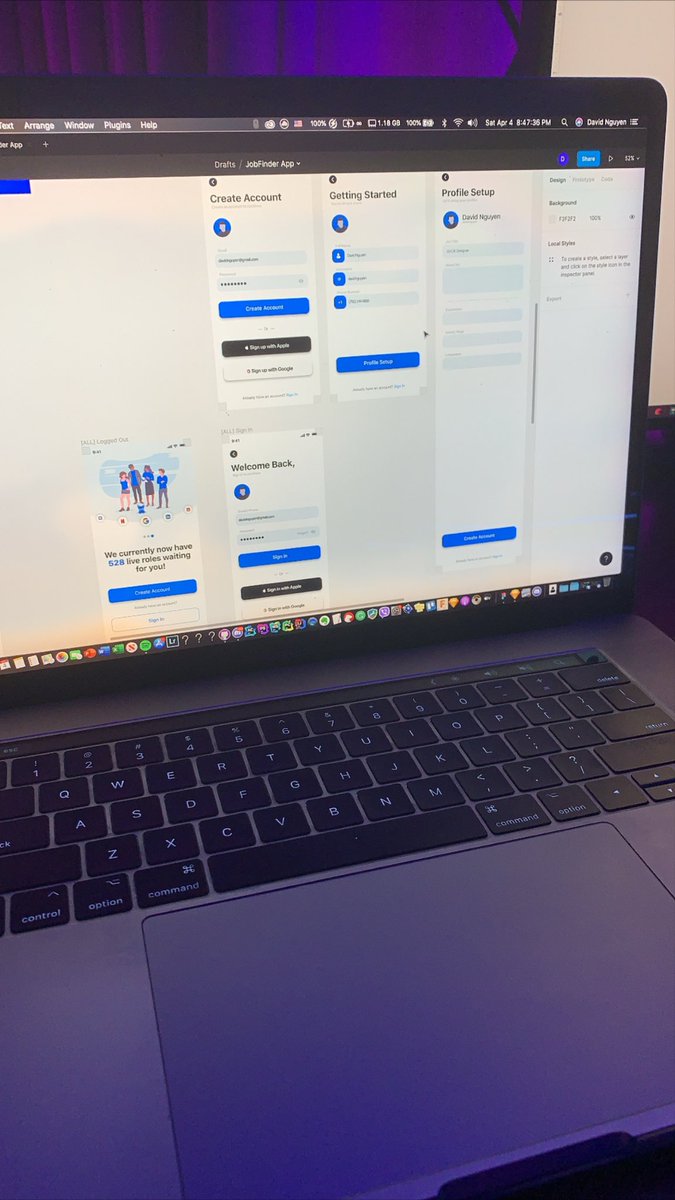 davidngynn's tweet photo. Currently working on a Job-Finder application. Not just any Job Finding app like UpWork or Freelancer, but a Tinder for Jobs 😉 https://t.co/qikgGxgKfd