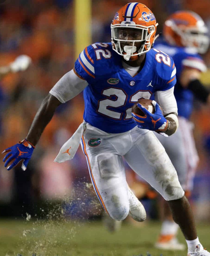 Okay so here is my 10 positions in 10 days list number 1:Running back The first one which I have already gone over that I would like to start with is- Lamical Perine Florida 5’11 215 decent Acceleration, Hands, tough runner