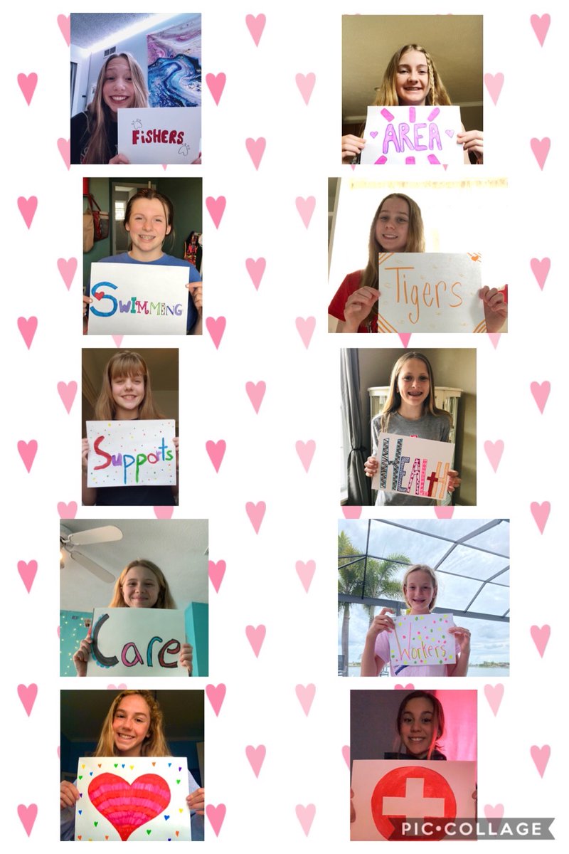 FAST Tiger Pride girls showing their support ❤️