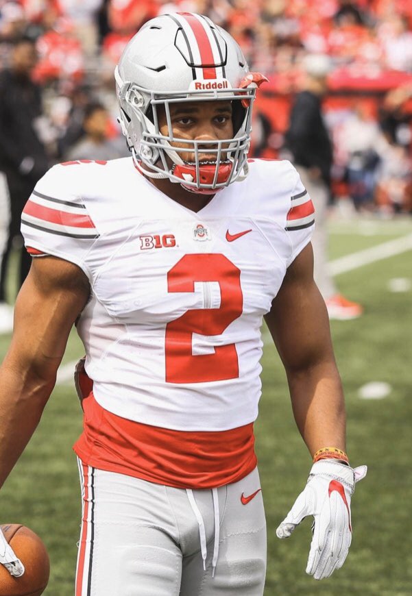 The second one: - JK Dobbins  Ohio State 5’9 210: Explosive, smooth route runner, all purpose back