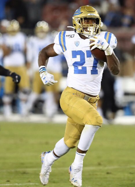 Next up: - Joshua Kelly UCLA 5’11 215: athletic, makes people miss, good hands