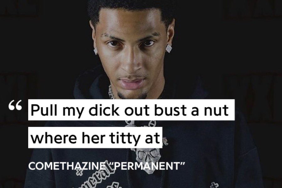 Thread of funny Comethazine lyrics 