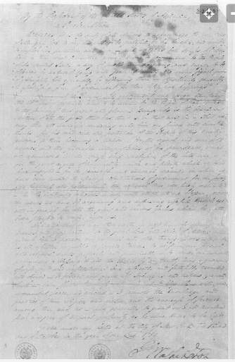 This is what the original looks like. It’s super hard to read, but isn’t it cool you can go to  @librarycongress, sitting at your computer not having showered for three days, and see the original!?) 5/21