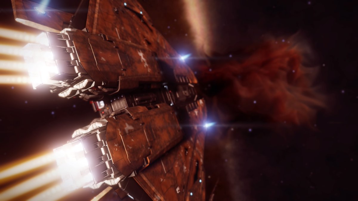 cmdrfraichoo's tweet photo. leaving the crescent nebula sector. took advantage of a last the repair and maintenance stop for a while at the medusa's rock asteroid base -  will be heading out to the fringes a little from here on #EliteDangerous https://t.co/zxJwPVvySk