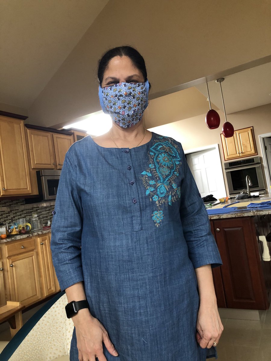 LHS24Principal's tweet photo. Fits perfectly! #Lancerfeed #connectedlancer #RSD #STL Ready to sew some more masks. https://t.co/l8QKbEZGk9