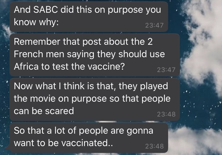 LuloRubushe's tweet photo. Ahh they really ruined #Contagion for me (please be advised this isn’t part of the promo) https://t.co/GppFTOeiJy