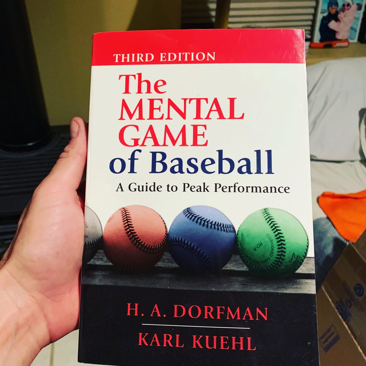 LionDriveTMIC's tweet photo. Cleaning out the basement, I found a bunch of old baseball gems. But this one is the best, ca. 2003. This book helped me more than words can say. #mentalgame #mentaltoughness #liondrivebaseball #tmic https://t.co/TaZlgABNLN