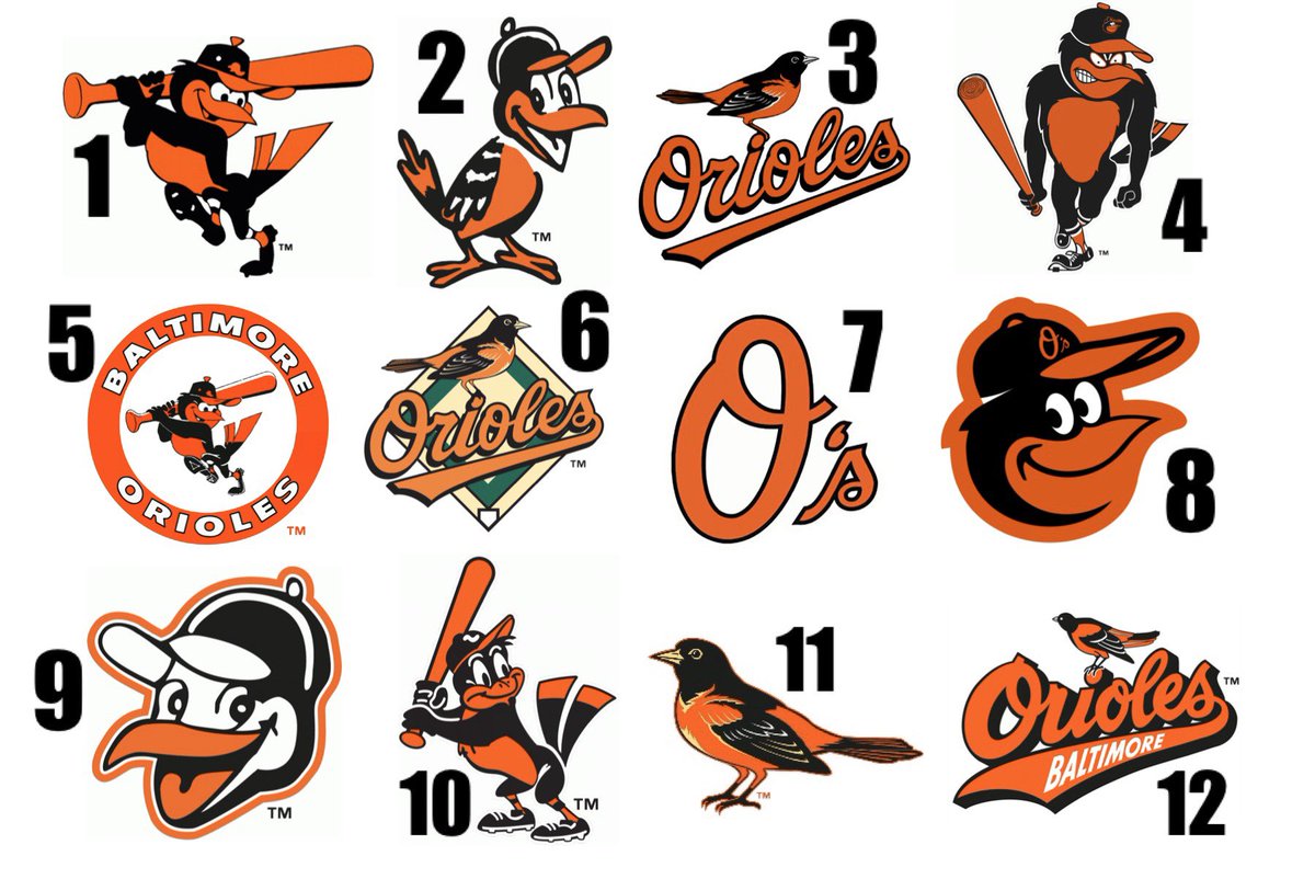 The Orioles can only use 3 of these logos for the rest of their existence. Which three are you choosing?