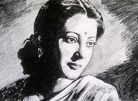 Remembering #SuchitraSen 
(6 April 1931 – 17 January 2014)
Pencil on paper
