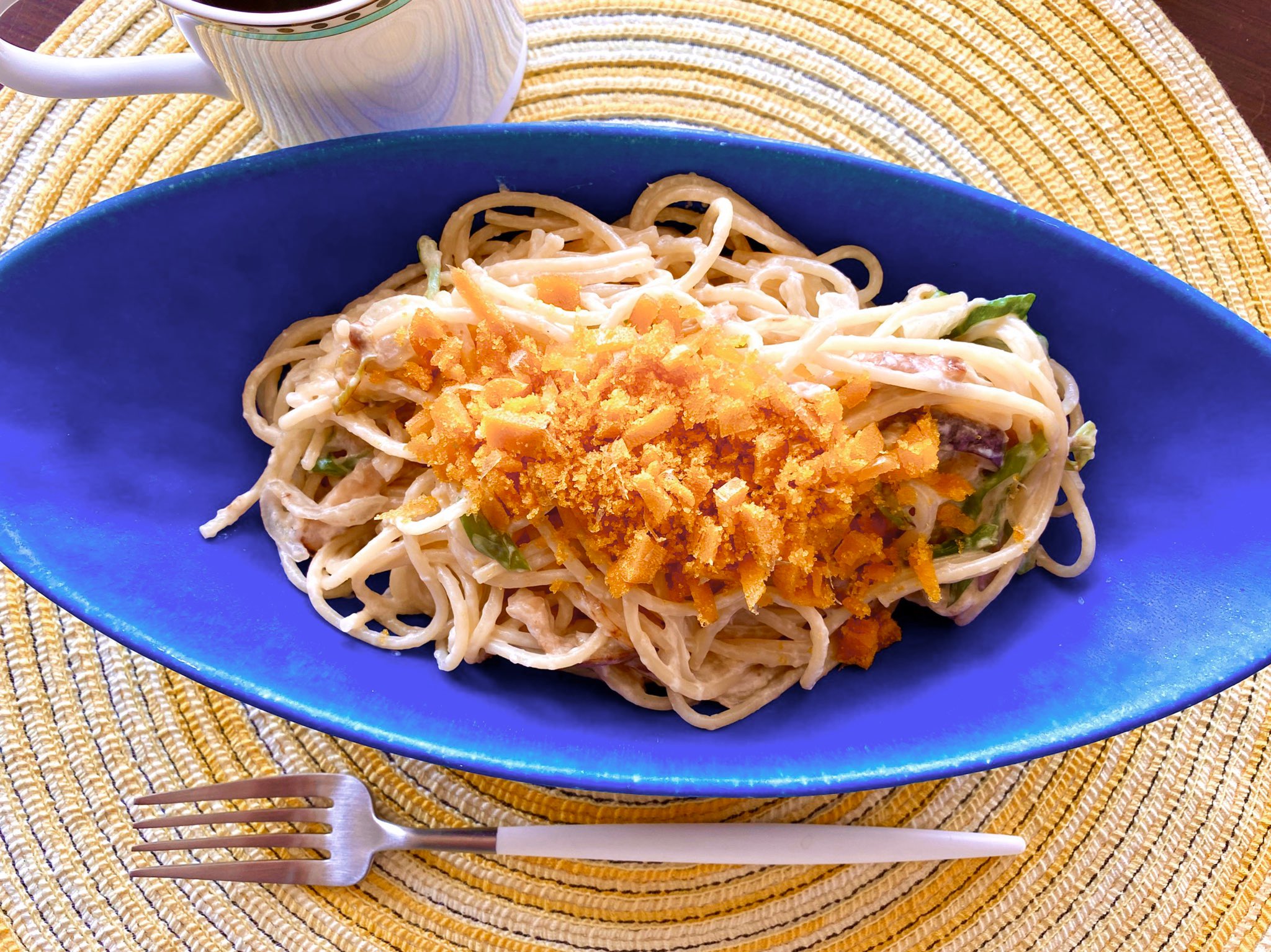 小早川 怜子 Reiko Kobayakawa On Twitter 余り物でランチ カラスミのクリームパスタ 牛乳消費 Https T Co Wr5d2yemqv Twitter