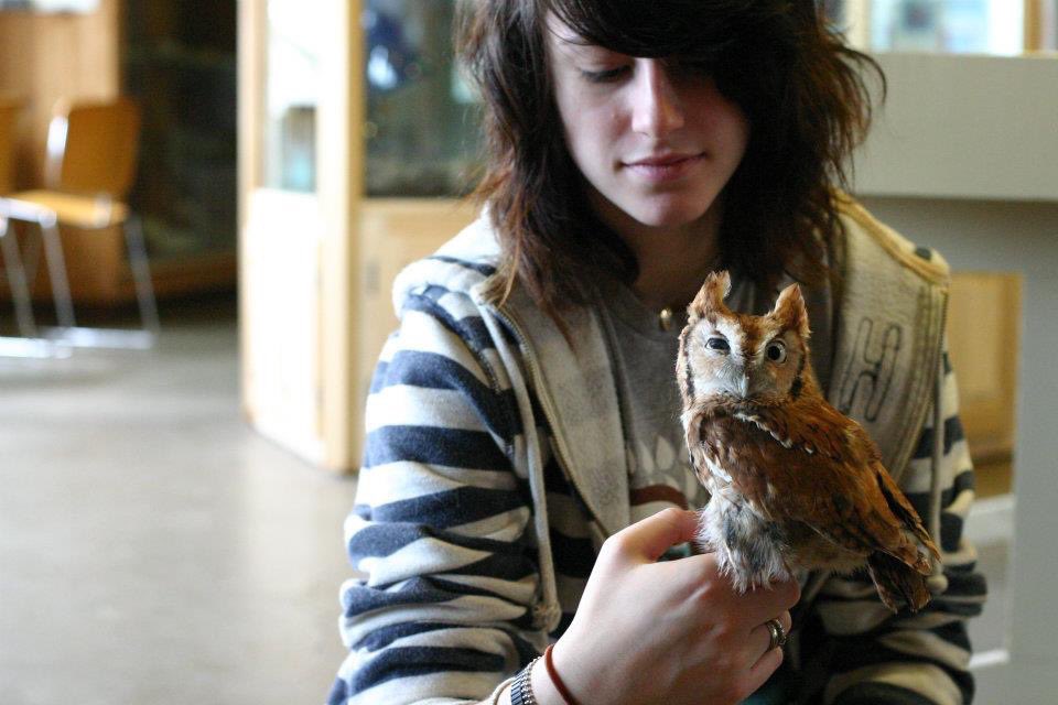 - shaggy head / owl obsessed me, ‘10/‘11- half shaved head me, ‘12. bracefaced, permanently sewn into that hoodie, terrible (terrible) decision maker.