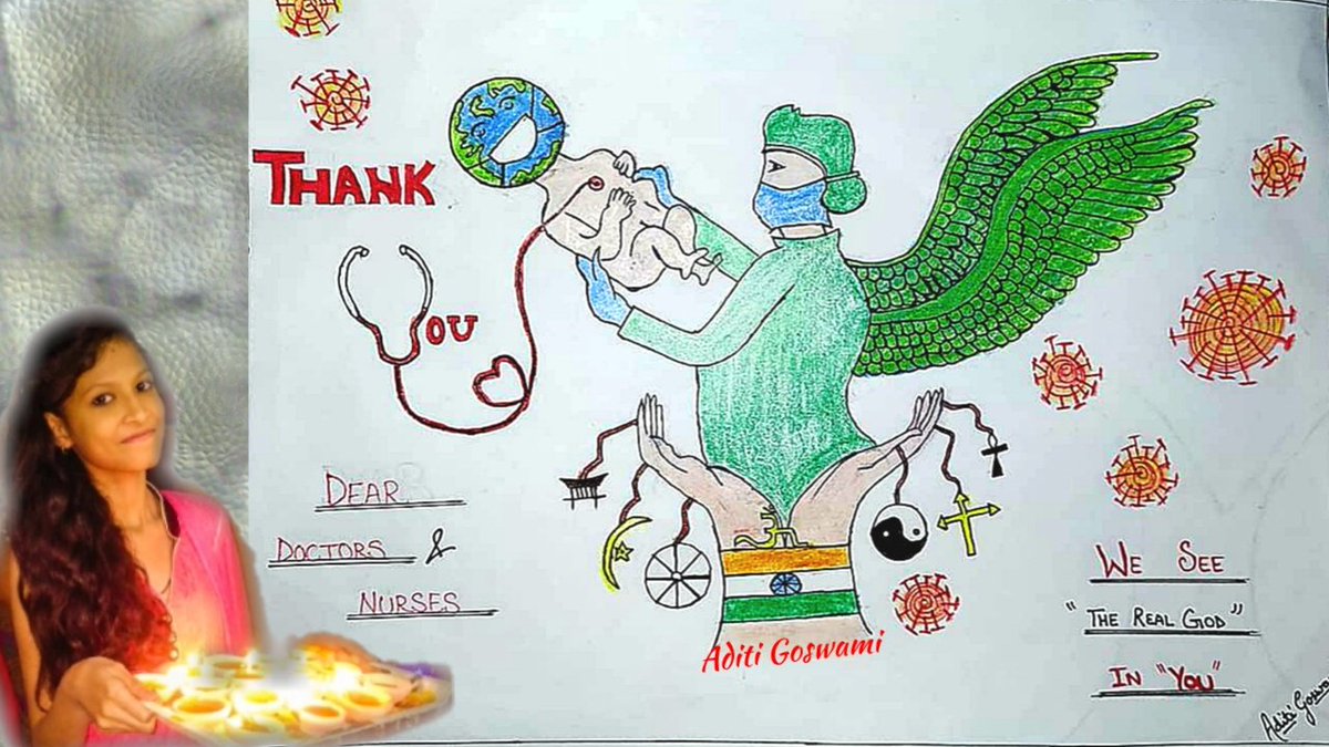 Dear #HealthcareHeroes 
Thank You
We See The Real God In You
#ThankYou
#Diya  
#DiyaJalaoBharatJodo