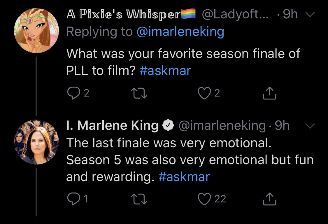 PLLNewsUpdates's tweet image. (1) @imarleneking has done a #AskMar and answered some of the fans DYING questions! Take a look
 —&amp;gt; —-&amp;gt;