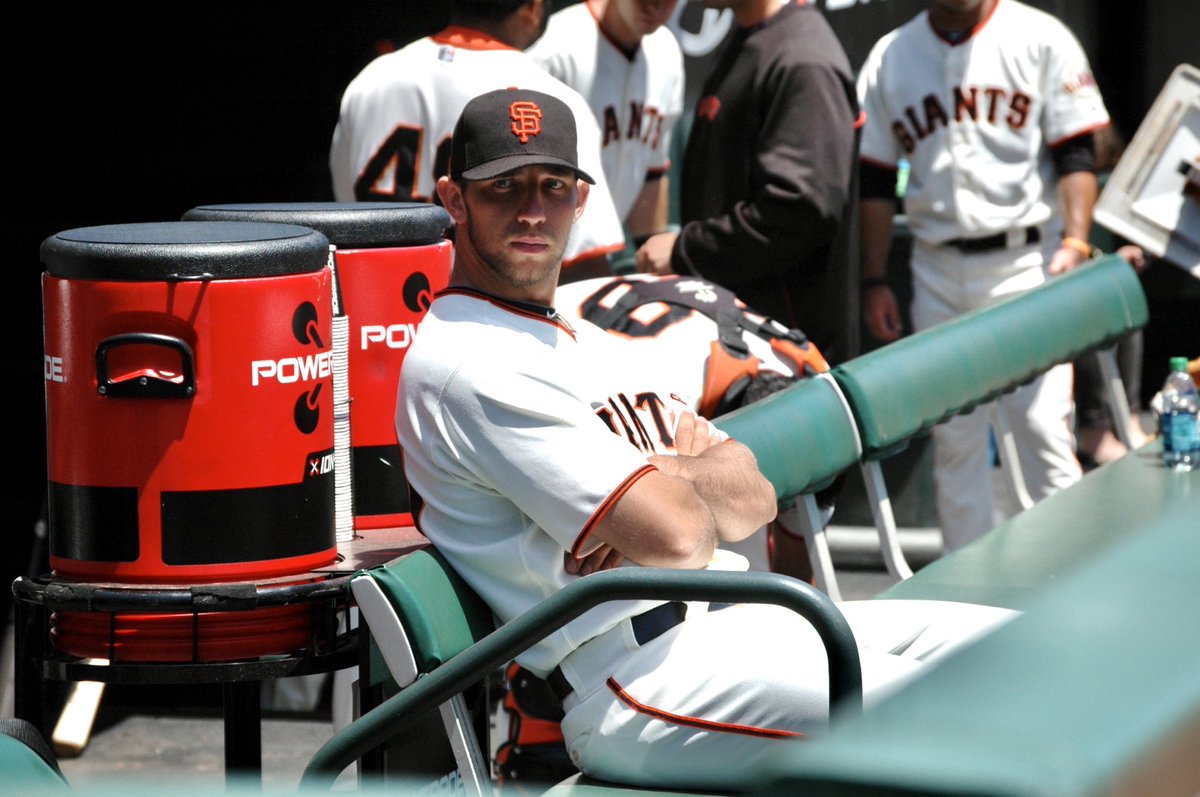 MBachSports's tweet photo. #SportsMemory Sunday - I took these photos of Barry Zito & Madison Bumgarner on June 14, 2012. Who knew that 4+ mos later the two left handed starters would combine for 11Ks and 1 ER over 12.2IP to give the #SFGiants a 2-0 lead over the Tigers in the #WorldSeries2012?! #MLB https://t.co/guTgtW1uJq