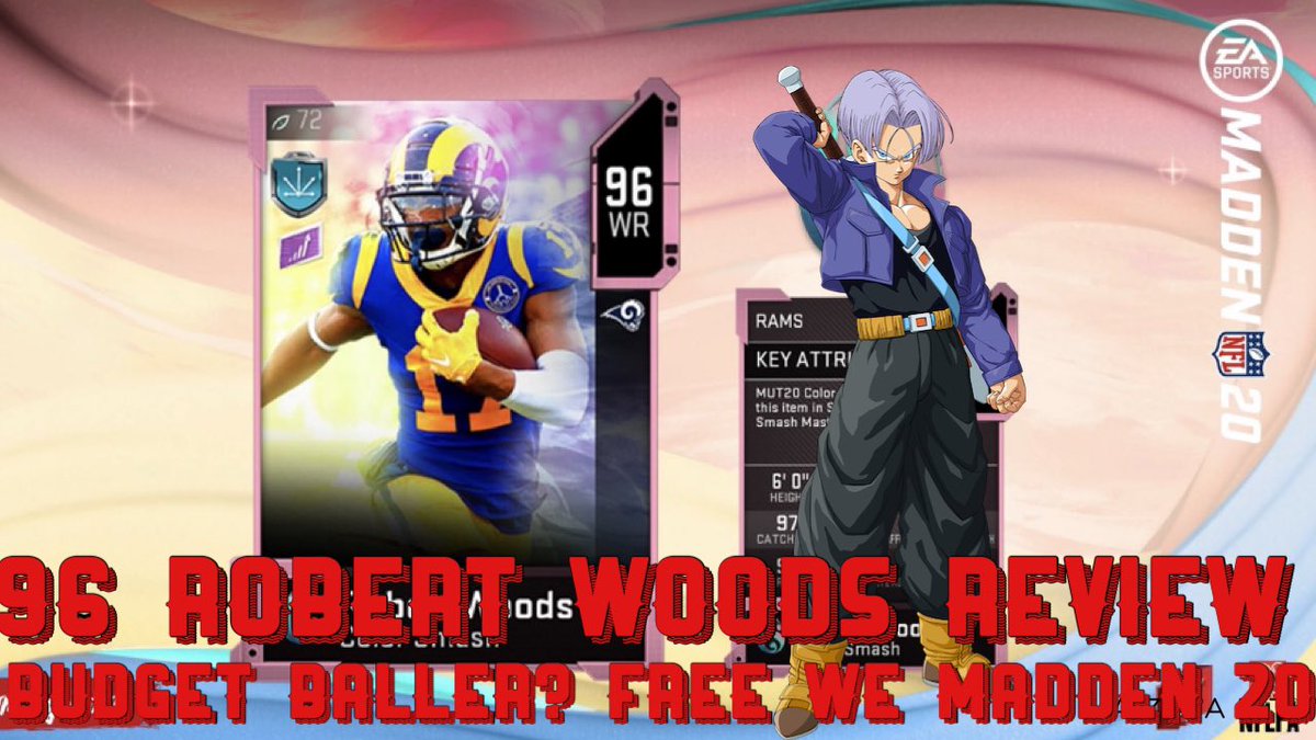 Kayceebeasts's tweet photo. 96 ROBERT WOODS COLOR SMASH REVIEW! FREE MADDEN 20 BUDGET WR https://t.co/MSthtO2xZK #Madden20 #madden #AnimalCrossingNewHorizon #rams #ramslogo #ColorSmash https://t.co/8DM78GzLoq