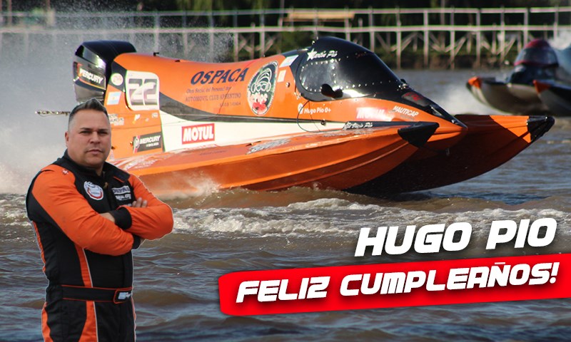 F1Powerboat's tweet photo. ¡#FelizCumpleaños a nuestro piloto campeón del año 2012, #HugoPio! #F1Powerboat https://t.co/NrLomKx6br