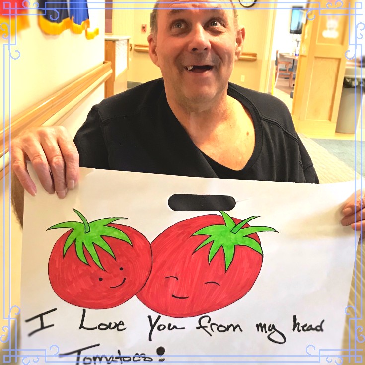 IndVetsHome's tweet photo. #HelloOutThere! Can we get some digital hugs for Army veteran, Greg? We hope all of our family and friends are still hanging in there this week! Our residents are doing great, just #MissingYouToo. #IVHfamily #DigitalHugs #HangingTough #VeteranStrong https://t.co/Gs2amRuC1O