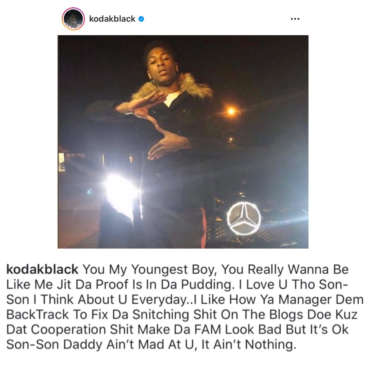 Datpiff On Twitter Kodak Black Calls Nba Youngboy His Son