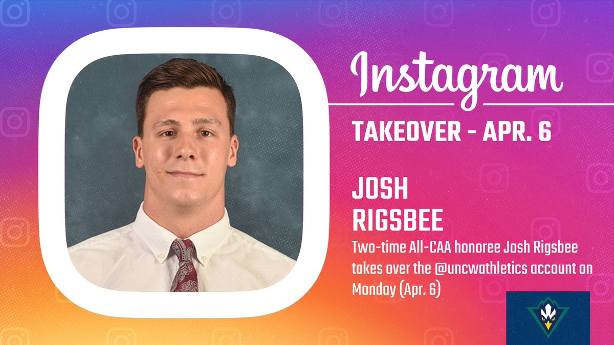 uncwswimdive (@uncwswimdive) on Twitter photo Tomorrow (Apr. 6) we have <a href="/JoshuaRigsbee/">Josh Rigsbee</a> taking over <a href="/uncwathletics/">UNCW Athletics</a> instagram account as he takes you through his day ... make sure you follow along! #HawkYeah Tomorrow (Apr. 6) we have <a href="/JoshuaRigsbee/">Josh Rigsbee</a> taking over <a href="/uncwathletics/">UNCW Athletics</a> instagram account as he takes you through his day ... make sure you follow along! #HawkYeah