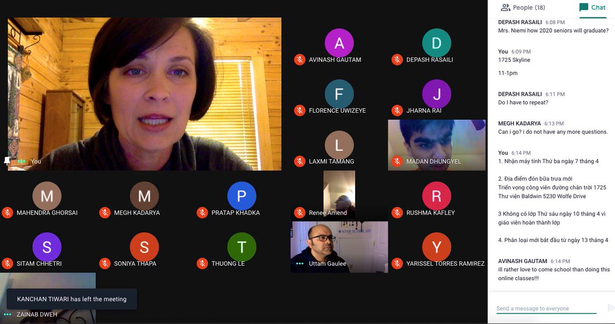 Sunday Night ESL Q &amp; A  to gear up for Distance Learning Week 2
<a href="/TheBHSPrincipal/">Shaun Tomaszewski</a> <a href="/jflemsal/">Jill Fleming Salopek</a> <a href="/BWCurriculum/">Andrea Huffman</a>