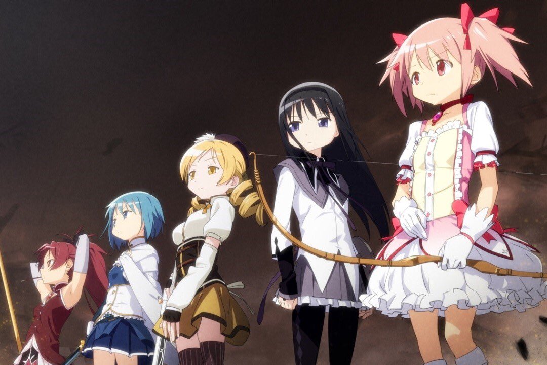 madoka magica! this one is magical girls and psychological trauma AND d3ath. its one of my favorite animes ever and the plot is just genuinely so intriguing and well written. idk what 2 say i think we all know madoka magicawatch the anime and the movie