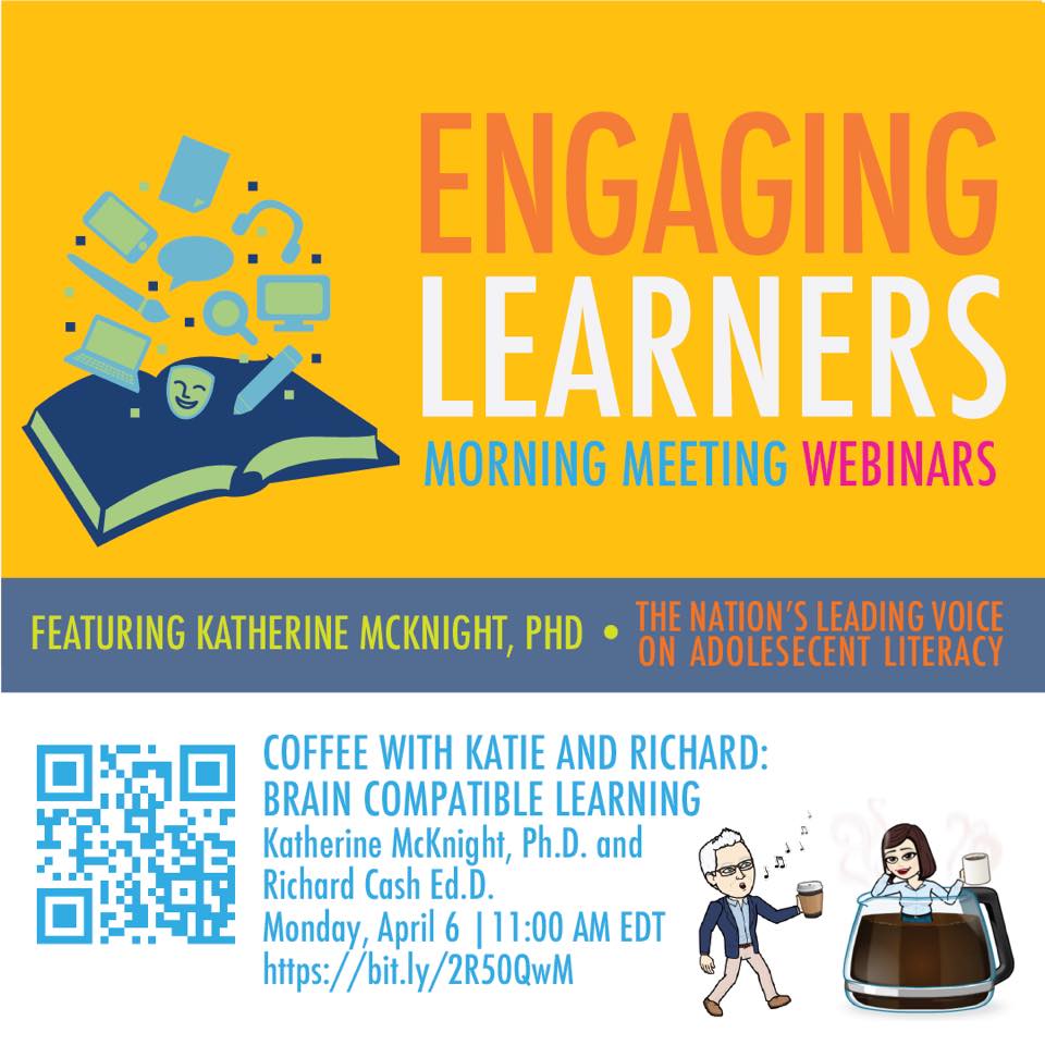 RichardCash's tweet photo. FREE webinar: Learn some interesting and important aspects of teaching to our students' brains. @LiteracyWorld @FreeSpiritBooks #nrichconsulting #differentiatingUP #braincompatiblelearning https://t.co/jCI7DWwRDA