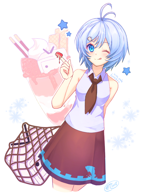 電脳少女YouTuberシロ 「#シロの日 ということでシロちゃんまとめ!
これからも応援してます!! #Sir」|壱十九 / illustratorのイラスト