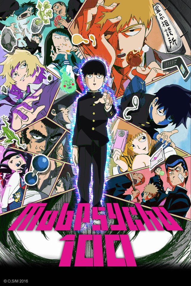 mob psycho 100 is SO good it is SOOO GOOD DHSNSKGDKSHS everything about this show is perfect from the characters to the animation to the story and plot and development and moral lessons its so GOOD and heart wrenching and i justi cant even put into words how much you should-