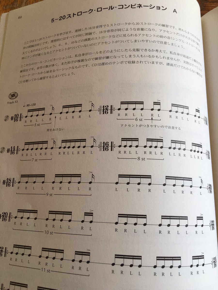 大久保宙 おおくぼひろし ちゅう V Twitter みんな休みの間にスネアのパッド練習 スネアロールは出来るようになるのに時間かかります 私の書いたパーカッション ドラムスのためのリズムパターン集ではいろいろなロールの練習方法が載ってます 今は自分を高める時間 大久保宙 おおくぼひろし ちゅう V Twitter みんな休みの間にスネアのパッド練習 スネアロールは出来るようになるのに時間かかります 私の書いたパーカッション ドラムスのためのリズムパターン集ではいろいろなロールの練習方法が載ってます 今は自分を高める時間