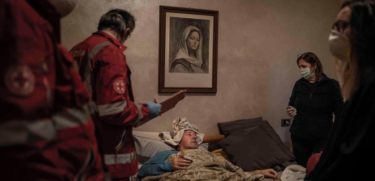 This is some picture from the New York Times. Like something from a Raphael or a Titian painting.