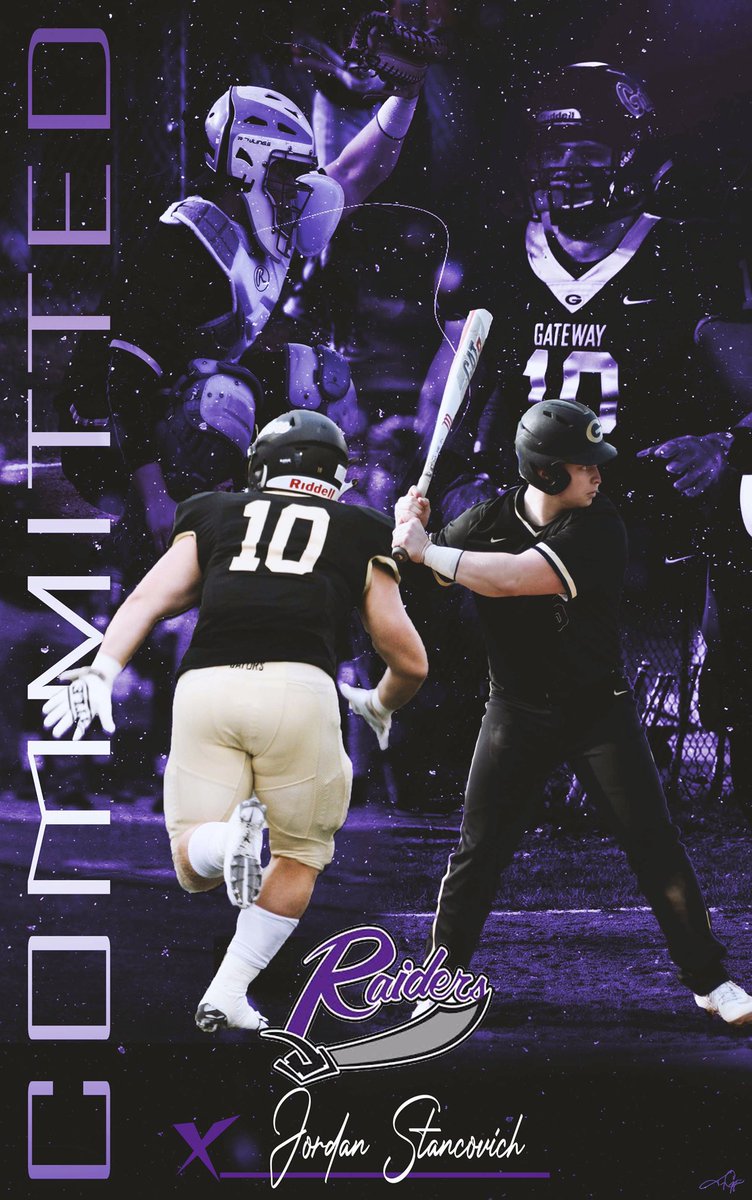 jstancovich2's tweet photo. Excited to finally announce my commitment to The University of Mount Union!! 🟣⚪️ #GoRaiders @CKappas @Dougie0045 https://t.co/j53tE3xLa2