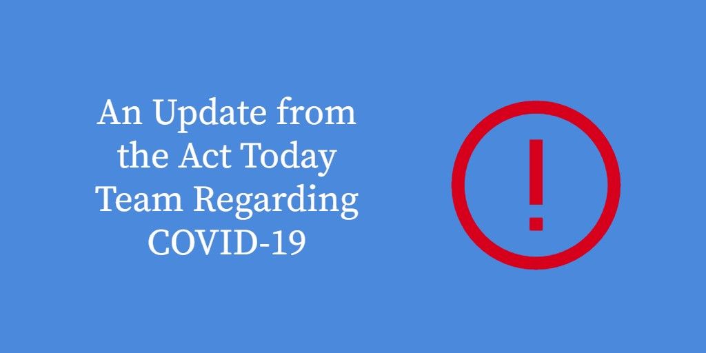 acttodayOZ's tweet photo. COVID-19: An important notice from the Act Today team regarding the current situation and how we can best assist you and your business in these difficult times moving forward. https://t.co/z3fkLMgGS5 https://t.co/BLvTTdi7th